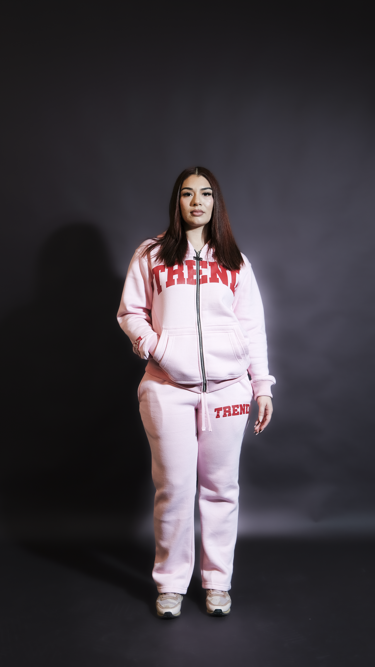 PINK V DAY ZIP UP